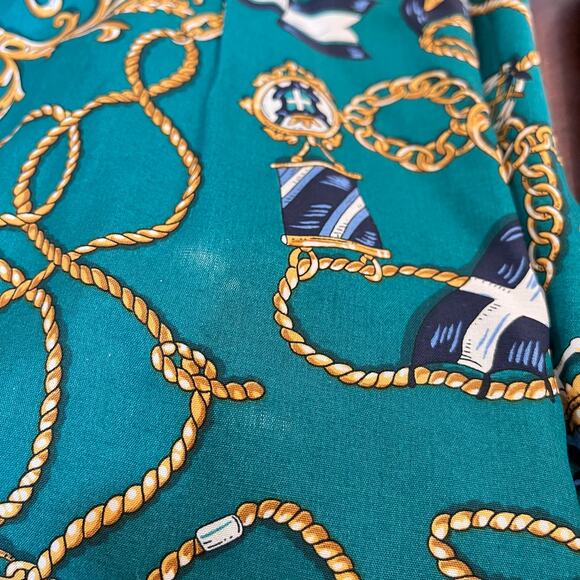 Vintage Portraits by Northern Isles Anchor Shorts Green Gold 14 - Picture 6 of 6